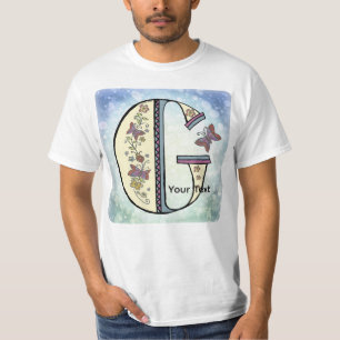 Bluse mit floralem Monogramm G T-Shirt