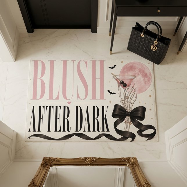 Blush After Dark Coquette Halloween  Fußmatte (Von Creator hochgeladen)