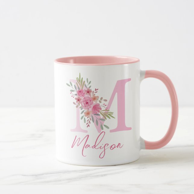 BLUSH ALPHABETS NAME LETTER TASSE (Rechts)
