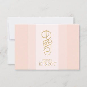 Blush and Gold Danke Cards