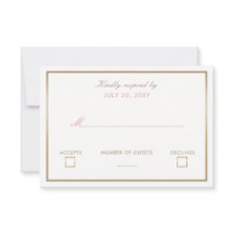 Blush and Gold Einladungen für Hochzeiten uAwg