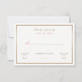 Blush and Gold Einladungen für Hochzeiten uAwg