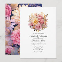 Blush and Gold Floral Wedding