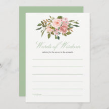 Blush and Sage Baby Duschempfehlung für Mama