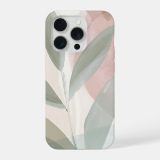 Blush and Sage Botanical Abstract – Soft Modern  iPhone 15 Pro Hülle