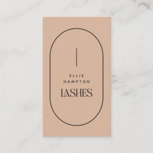 Blush Arch Lashes Schönheit Minimalistisch anpassb Visitenkarte