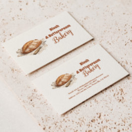 Blush Artisan Bread Bakery Business Visitenkarte