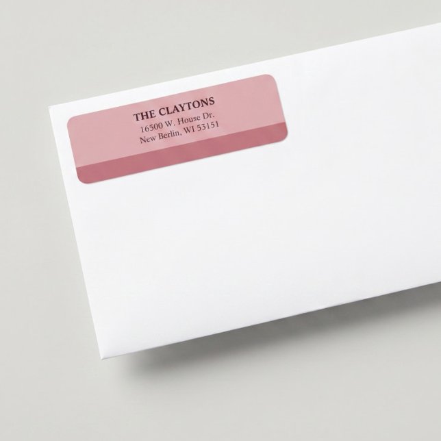 Blush Bar Return Address Labels (Von Creator hochgeladen)