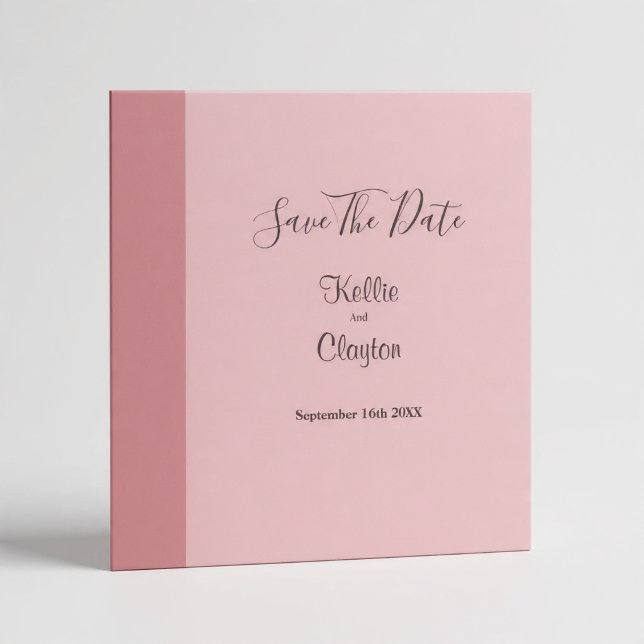 Blush Bar Save The Date Invitation (Von Creator hochgeladen)