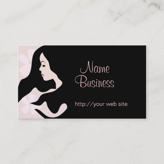 Blush Beauty Business Card Visitenkarte (Vorderseite)