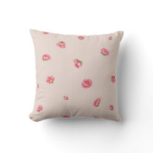 Blush Beige Japanese Winter Peony Floral Pattern