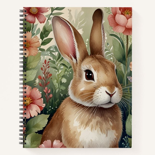 Blush Blogs und Bunny Dreams Notebook Notizbuch (Vorderseite)