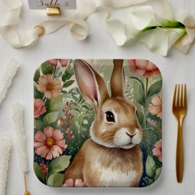 Blush Blogs und Bunny Dreams Paper Plate Pappteller (Von Creator hochgeladen)