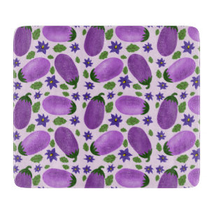 Blush & Bloom Aubergine-Kollektion – Sanftes Lila Schneidebrett