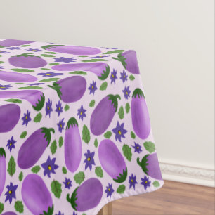 Blush & Bloom Aubergine-Kollektion – Sanftes Lila Tischdecke
