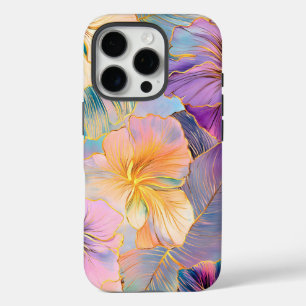 Blush Bloom Exotic Blätter Blume iPhone 16 Pro Hülle