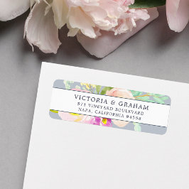 Blush Bloom | Florale Rücksendeadresse