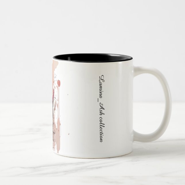 Blush Bloom Mug _ Rose Zweifarbige Tasse (Rechts)