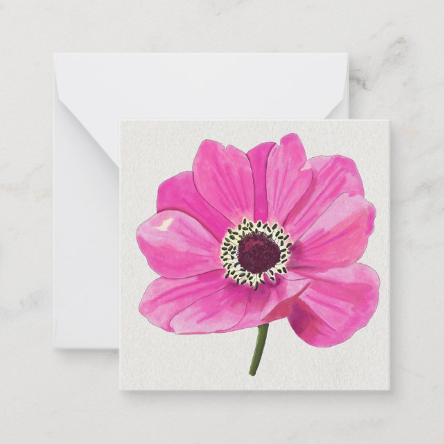 Blush Bloom Notecard  Mitteilungskarte (Vorderseite)