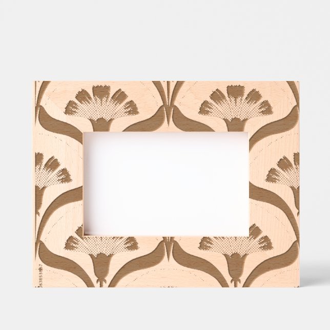 Blush Bloom Photo Frame Geätzte Rahmen (Vorderseite)
