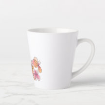Blush Bloom - Pink Blumenkaffee & Tee Tasse