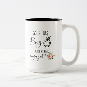 Blush Bloral Blooms Future Bridge Verlobung Gesche Zweifarbige Tasse