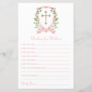 Blush Bloral Taufen wünscht sich für Baby