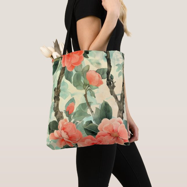 Blush Blossom Camelia Park/Garten: (Von Nahem)