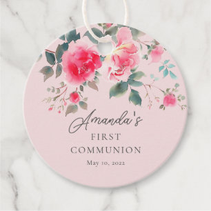 Blush Blossom Erste Heilige Kommune Geschenkanhänger