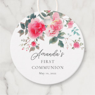 Blush Blossom Erste Heilige Kommune Geschenkanhänger