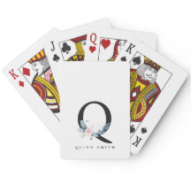 BLUSH BLUE BLUE FLORAL ALPHABETS NAME LETTER Q