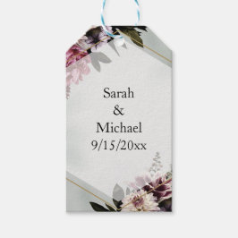 Blush Botanical Geschenkanhänger