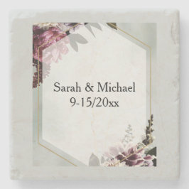 Blush Botanical Steinuntersetzer