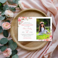 Blush Bouquet Blumenstrauß Foto Erste Kommune