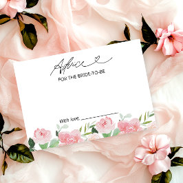 Blush Brautparty Advisor Cards Einladung