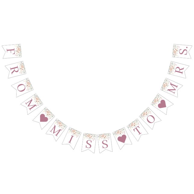 Blush Brautparty Banner