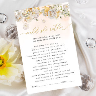 Blush Brautparty Game
