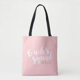 Blush Bride Squad Personalisierte Brautparty Tasch