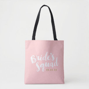 Blush Bride Squad Personalisierte Brautparty Tasch