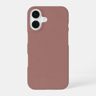 Blush Brown Ästhetik Cocoa Rose Handyhülle | Mini iPhone 16 Hülle