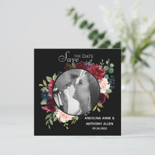 Blush Burgundy Foto Parco Civico-Ciani Save The Date