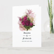 Blush Burgundy Gold Shabby Wedding