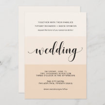 Blush Cascade | Feine Streifen Hochzeit