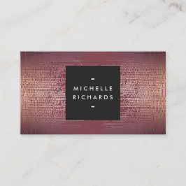 Blush Confetti Rain Muster Modernes Burgund Visitenkarte