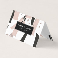 Blush Crash Moderne Pinselstriche Zusammensetzung