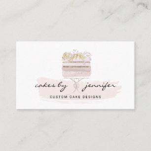 Blush Custom Cake Dekorateur Visitenkarte