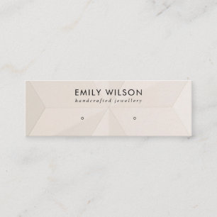 BLUSH-DIAMOND-TEXTURE-STUDIE FÜR DIE ERRING-ANZEIG MINI VISITENKARTE