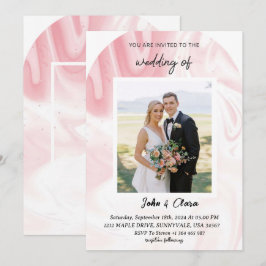 Blush Elegance Wedding Einladung