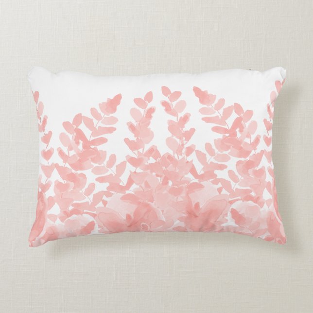 Blush Fern Design für natürliche Zuhause Dekokissen (Vorderseite)
