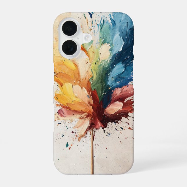 Blush Firefly iPhone 16 Hülle (Rückseite)